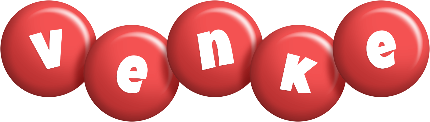 Venke candy-red logo