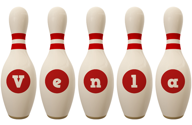 Venla bowling-pin logo