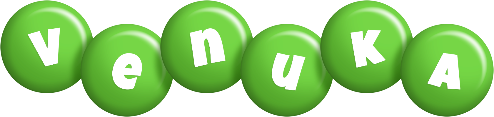 Venuka candy-green logo