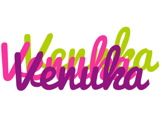 Venuka flowers logo