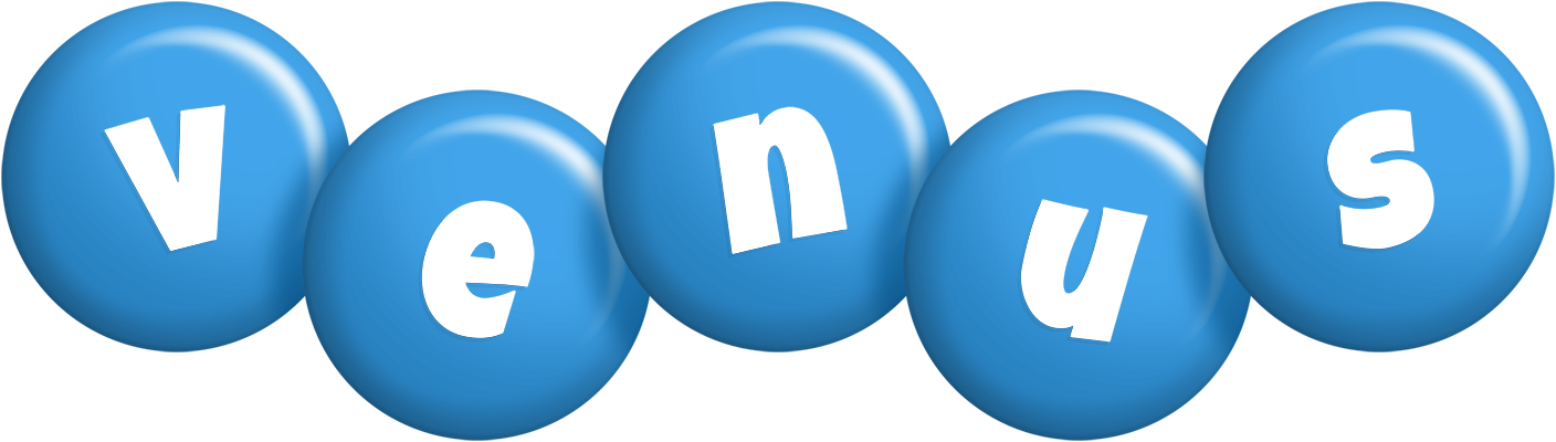 Venus candy-blue logo