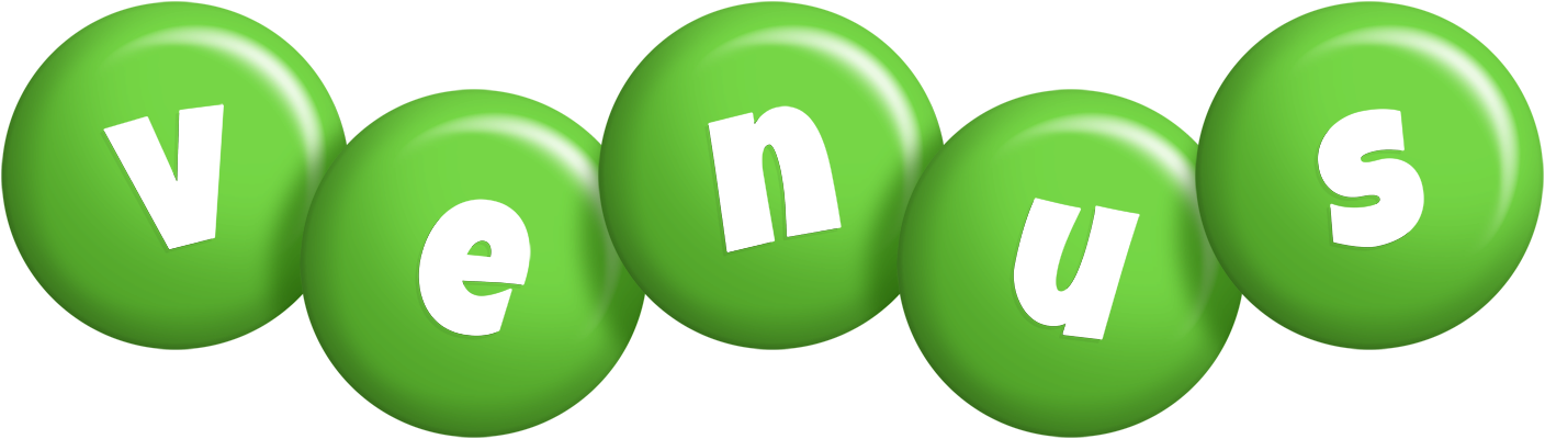 Venus candy-green logo