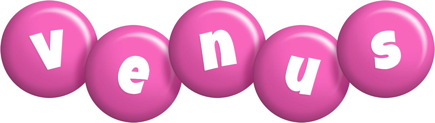 Venus candy-pink logo