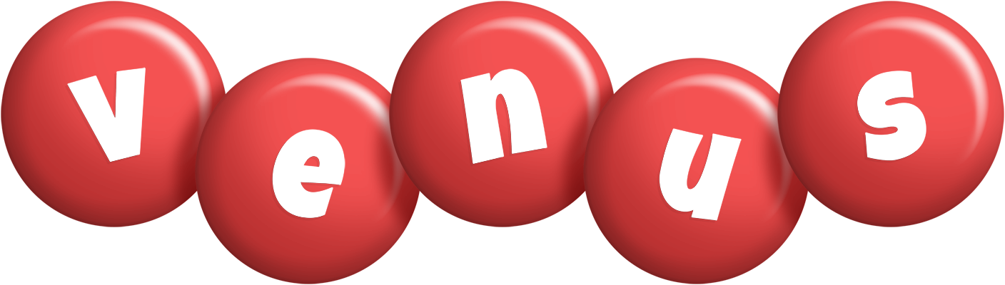 Venus candy-red logo
