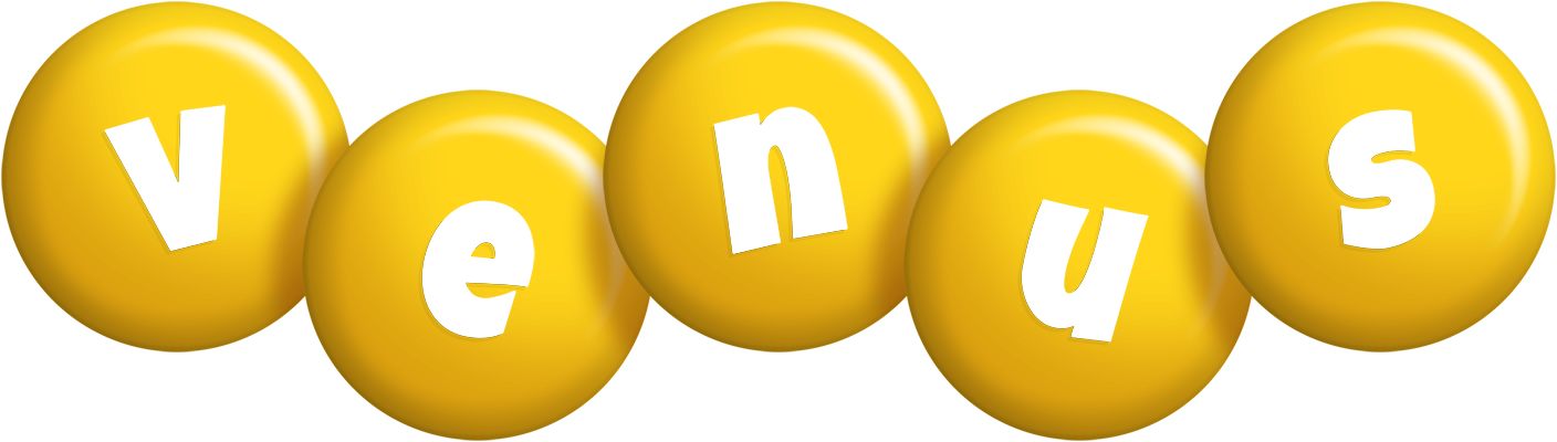Venus candy-yellow logo