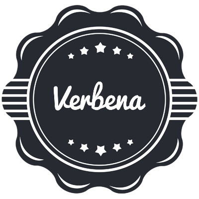 Verbena badge logo