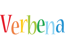 Verbena birthday logo