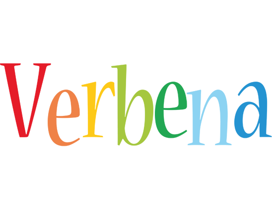 Verbena birthday logo