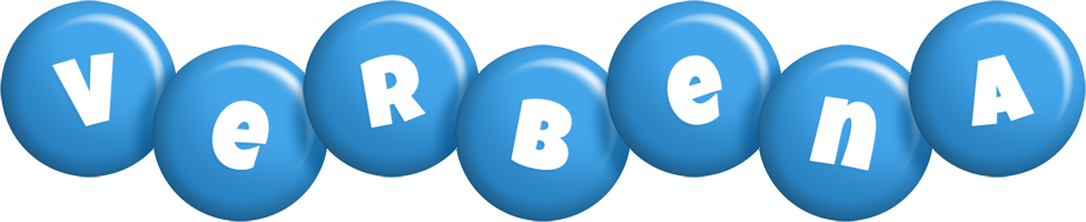 Verbena candy-blue logo