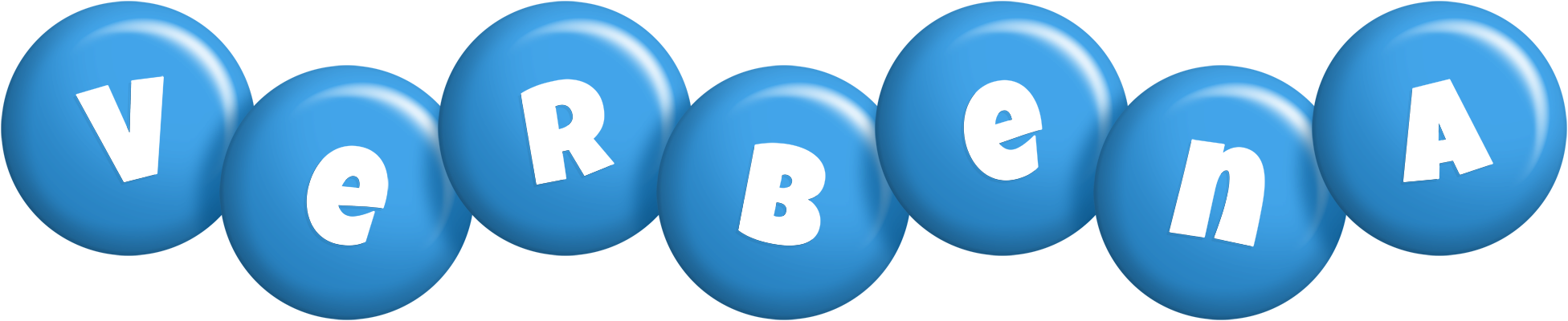 Verbena candy-blue logo