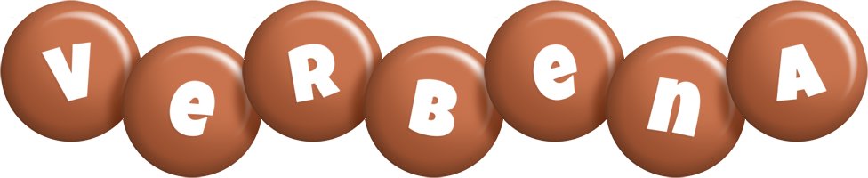 Verbena candy-brown logo