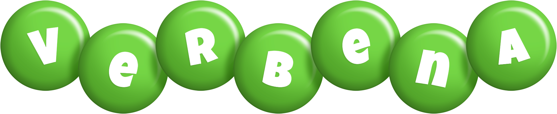 Verbena candy-green logo