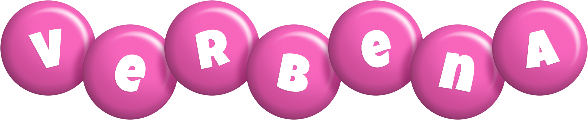 Verbena candy-pink logo