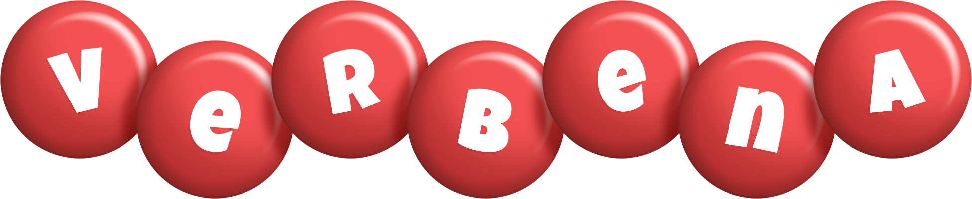 Verbena candy-red logo