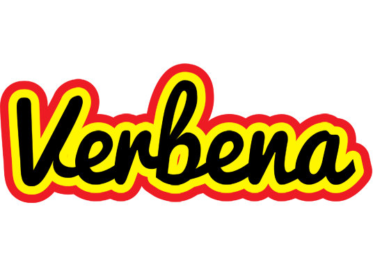 Verbena flaming logo