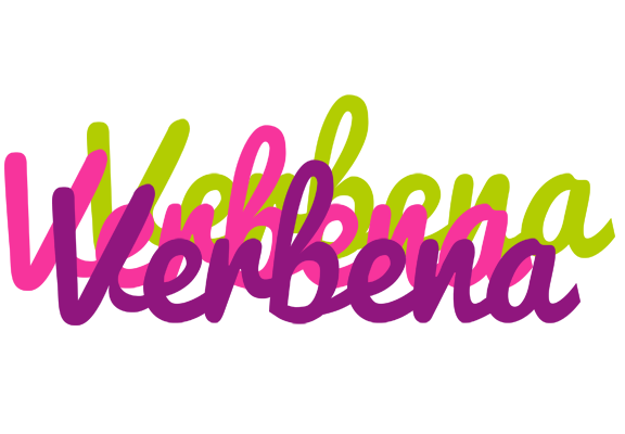 Verbena flowers logo