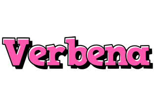 Verbena girlish logo