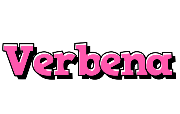 Verbena girlish logo
