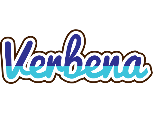 Verbena raining logo