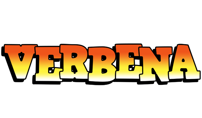 Verbena sunset logo