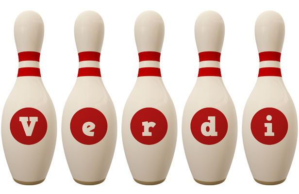 Verdi bowling-pin logo