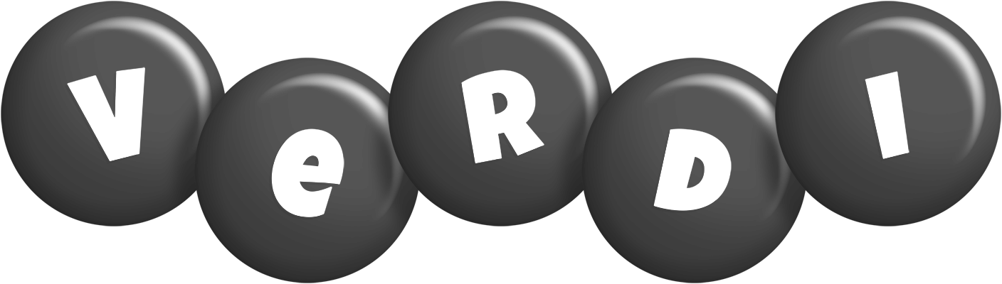 Verdi candy-black logo
