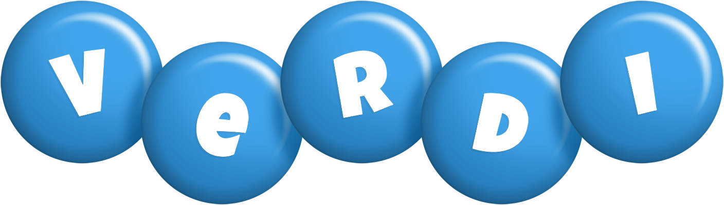 Verdi candy-blue logo
