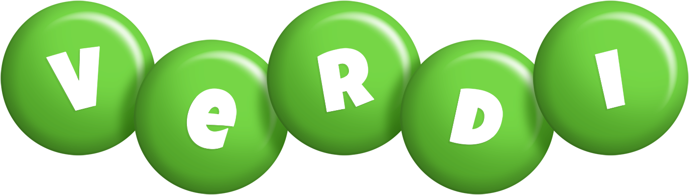 Verdi candy-green logo