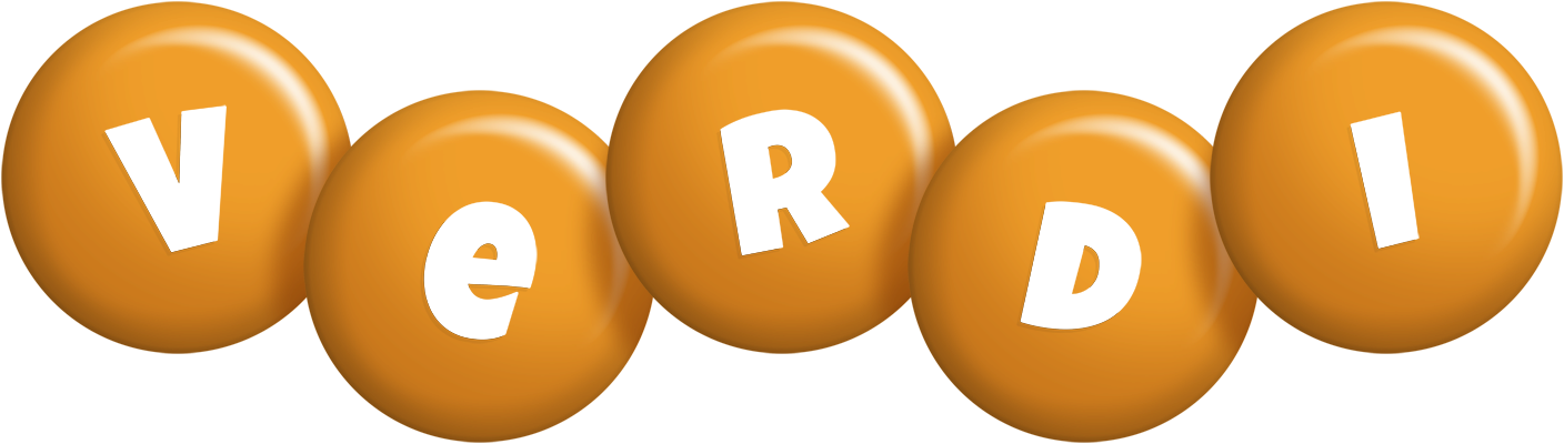 Verdi candy-orange logo