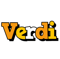 Verdi cartoon logo