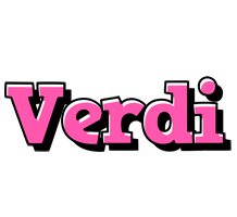 Verdi girlish logo