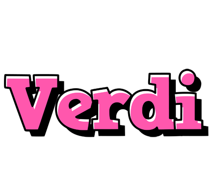Verdi girlish logo