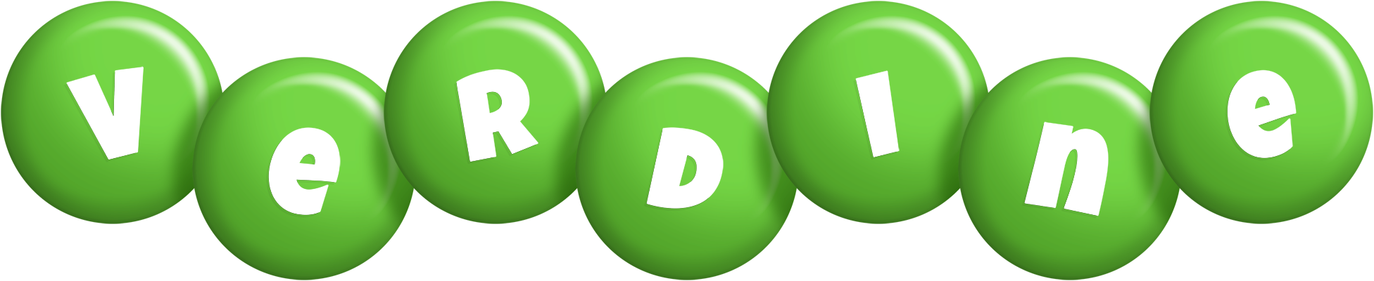 Verdine candy-green logo