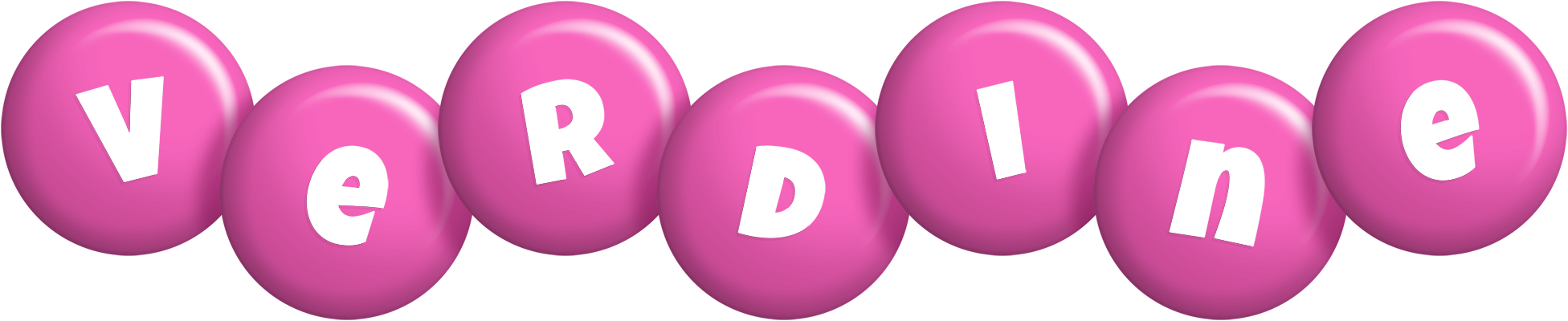 Verdine candy-pink logo