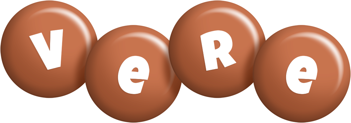Vere candy-brown logo