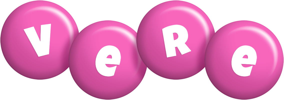 Vere candy-pink logo