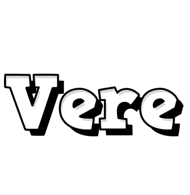 Vere snowing logo