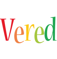 Vered birthday logo