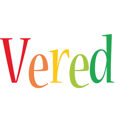 Vered birthday logo