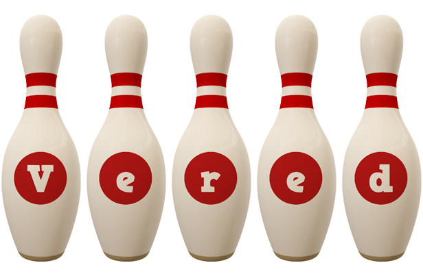 Vered bowling-pin logo