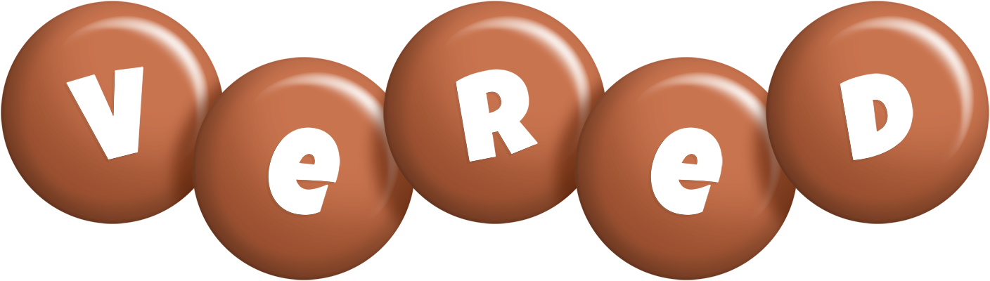Vered candy-brown logo