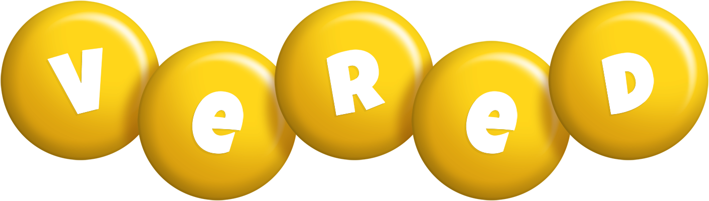 Vered candy-yellow logo