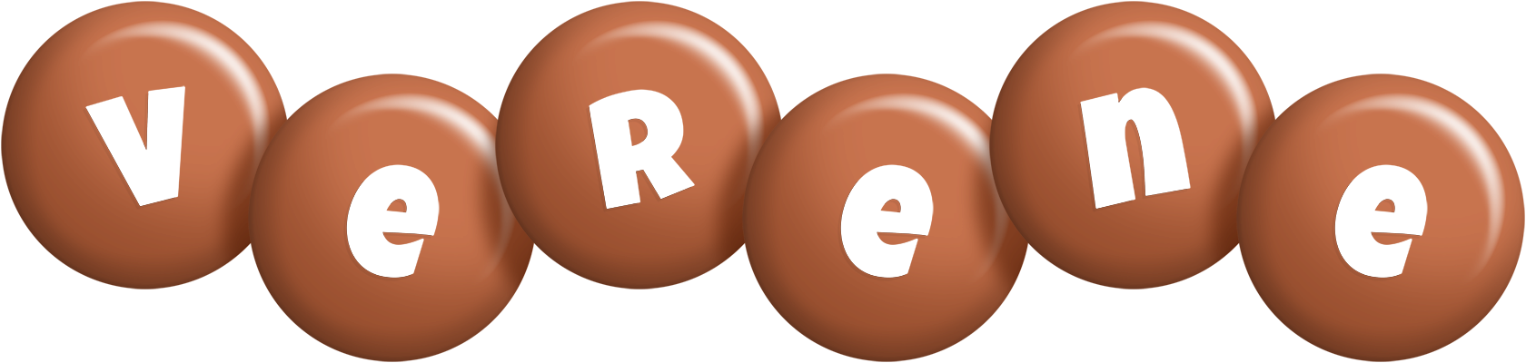Verene candy-brown logo
