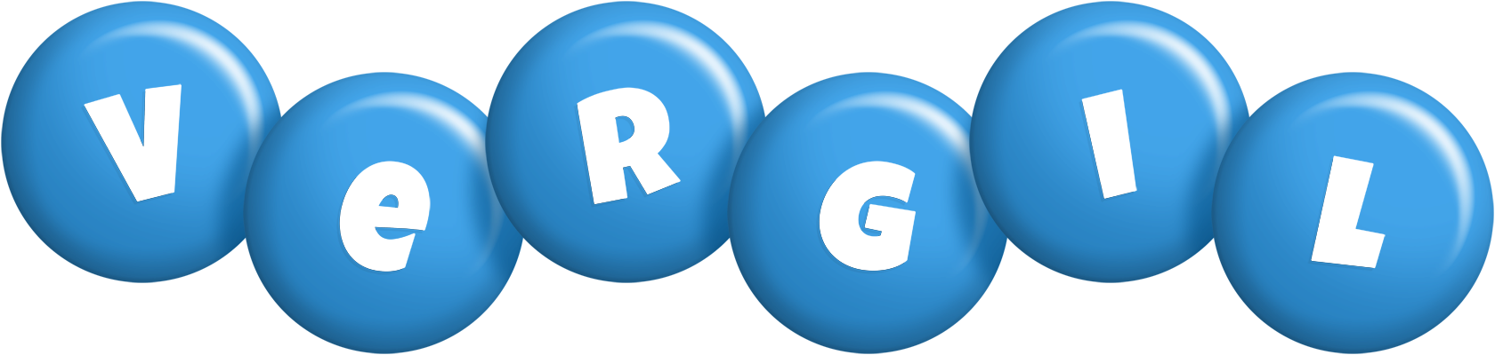 Vergil candy-blue logo