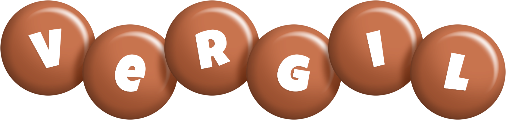 Vergil candy-brown logo
