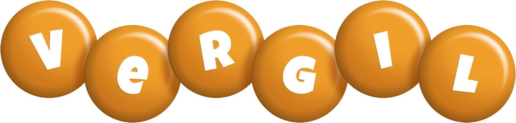 Vergil candy-orange logo