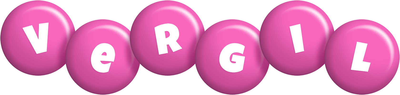 Vergil candy-pink logo