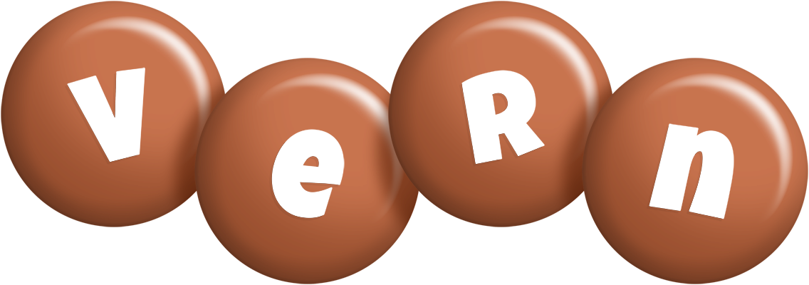 Vern candy-brown logo