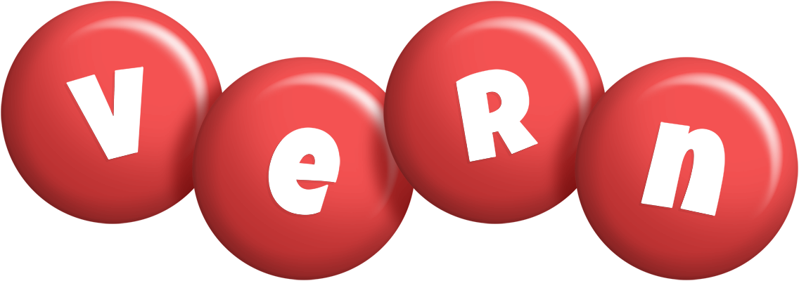 Vern candy-red logo