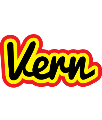 Vern flaming logo